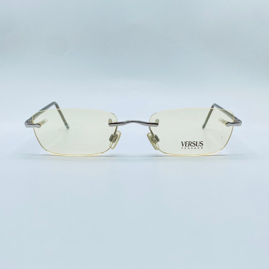 Versace MOD.2086 サングラス ワンレンズ フレームレス 90s Versace 2086 Sunglasses