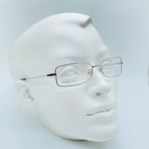 LT Lord 7117 C.101 Vintage Palladium Plated Small Rectangle Glasses Women & Men Frames New old stock  Made İn İtaly