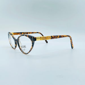 Moschino By Persol  Mf-723 / 80s / Vintage Cat Eye Tortoise Unique Glasses /  Men & Women Frames NOS / Made in İtaly