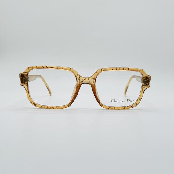 Christian Dior 2449 80. Vintage 80s Oversized Square Glasses