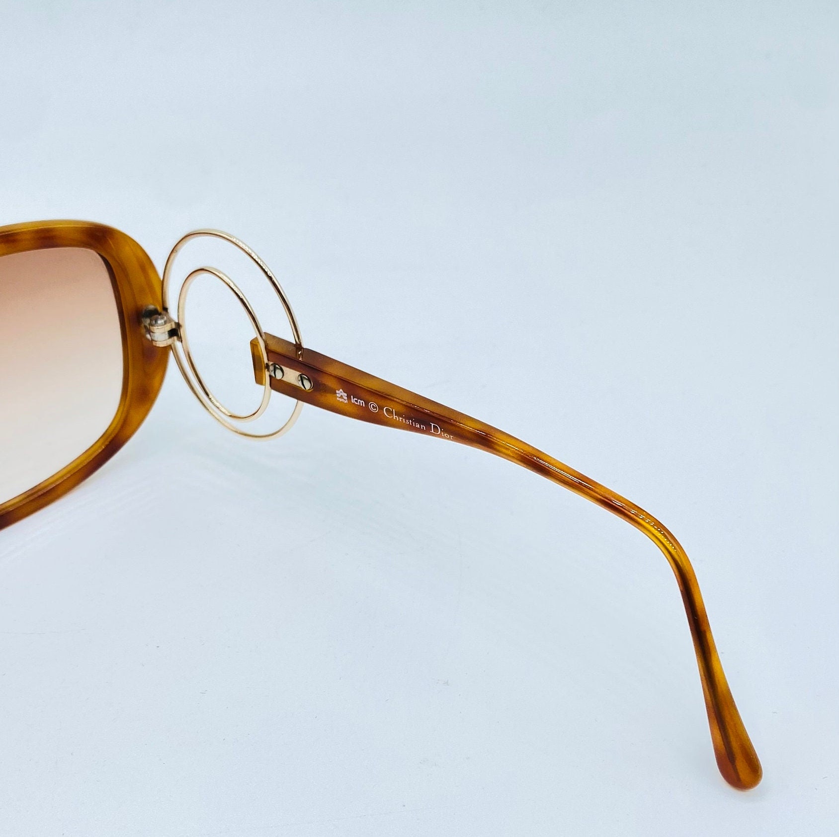小物 Vintage Dior Sunglasses Tortoise Italy Authentic Christian Dior Vintage Tortoise Black Cat Eye