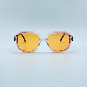 Vintage Luxottica 323 / 80s / Vintage Square Unique Sunglasses / Womens & Mens Frame / NOS / Made İn İtaly
