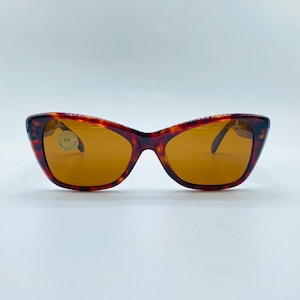 Vintage Persol Ratti Cat Eye Sunglasses: Tortoise Acetate Frame, 80s NOS