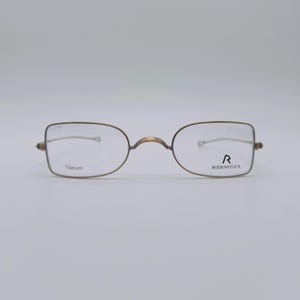 Vintage Rodenstock Titanium Eyeglasses: Small Oval Frames, 90s NOS