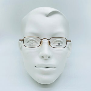 Rodenstock mod R 4551  / 90s / vintage micro slim ultralight titanium rectangle  unique eyeglasses / made in germany / NOS