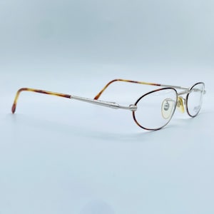 Police Mod. 2324 / 90s / Vintage Small Oval Unique Eyeglasses / Womens & Mens Frame /Made İn İtaly  / NOS