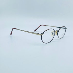 Yanks Mod 479 90s Vintage Antique Gold And Tortoise Oval  Unique Eyewear Women & Men Frames NOS