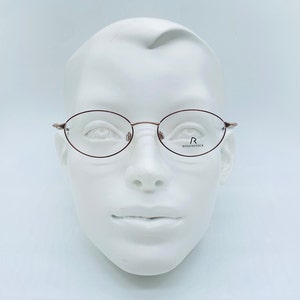 Rodenstock R 4238 90s vintage slim oval tortoise unique eyeglasses womens & mens frame  made in italy NOS