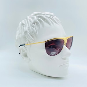 Gianfranco FERRE GFF 14/S 80s Vintage Oversized  Gold Sunglasses Made In İtaly  NOS