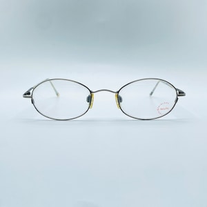 Nigura Mod. N0449  / 90s /  Vintage  Micro Slim Oval Unique Eyewear / Mens & Womens Frame / NOS / Made İn Germany