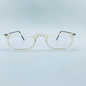 Giorgio Medana Brevettato Mod.1548 / 90s / Vintage Clear Reading Rectangle Eyeglasses / Women & Men Frames / New old stock / Made İn İtaly