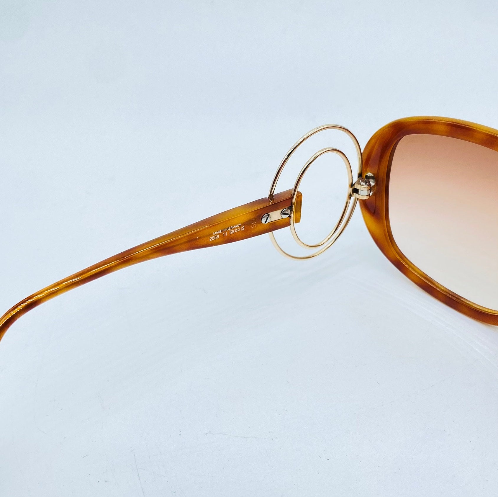 Christian Dior 2558 70s Vintage Tortoise Genuine Gold