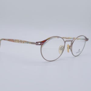 Rodenstock R 2426 C 90s vintage oval colorful unique eyeglasses women & men frames NOS