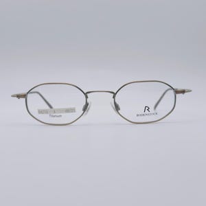 Rodenstock R4273 A , 90s , Vintage Small Hexagon Titanium Unique Eyewear , Men & Women Frames , NOS