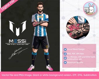 Design stampabile di Lionel Messi