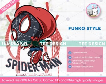 Spiderverse file, Svg, Pdf, Png, Eps, Studio3.