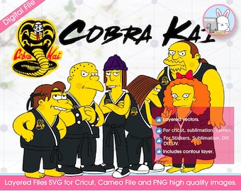 Cobra Kai parody vector file, Svg, Pdf, Png.