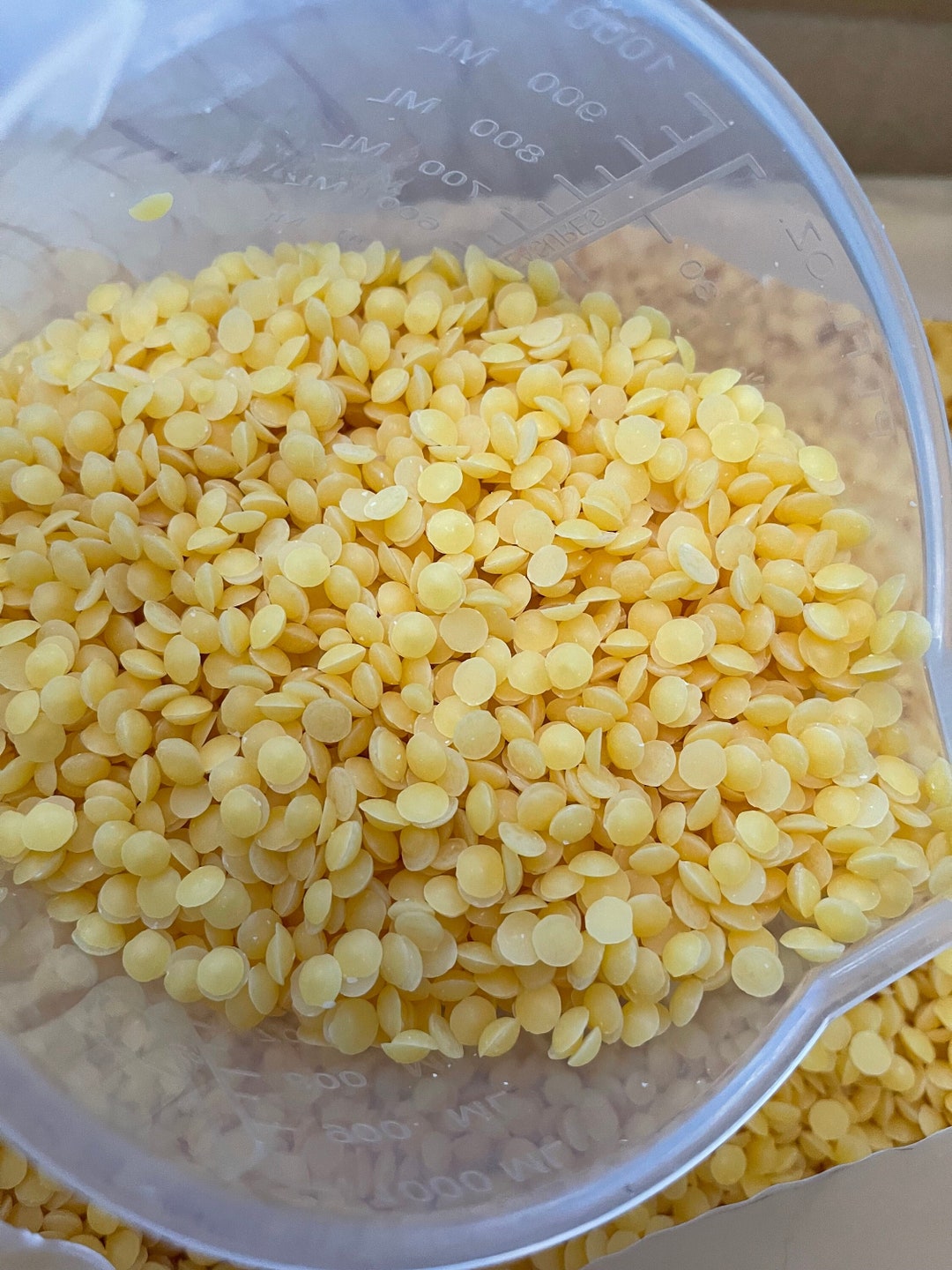 Beeswax 100% Pure Naturally Fragrant Eco Pellets Pastilles Yellow - Etsy