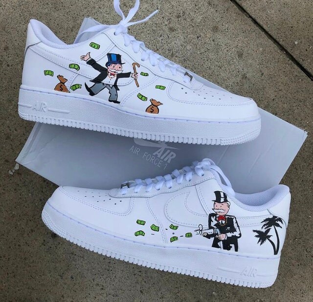 Printable AF1 Template for Customizers – Charme Customs
