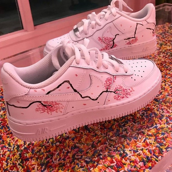 Cherry Blossom Air Force 1 Etsy
