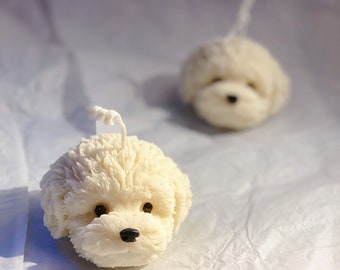 Cute Dog candles|Handmade Candle|Home Decor|Candles|Gift Ideas