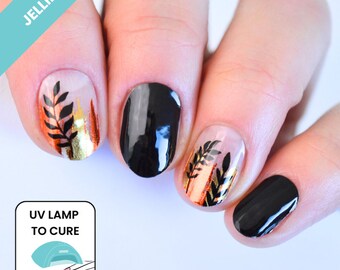 Reputation Eras Tour Semi Cured Stickers Wraps Sticker - DIY Easy to Apply Nail Polish Stickers Kit
