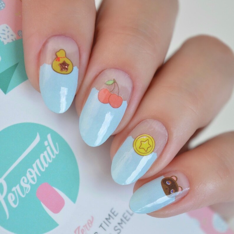 Animal Crossing Nail Polish Wrap Etsy