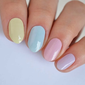 Pastel Nail Polish Wraps