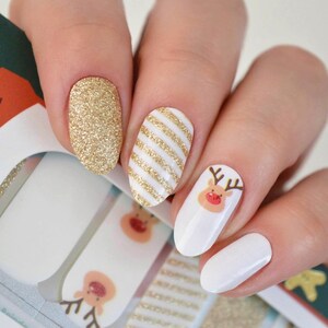 Envolturas de esmalte de uñas de reno