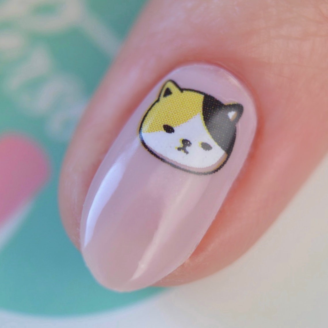 Cat Nail Polish Wraps transparent | Etsy