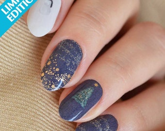 Midnight Magic Nail Polish Wraps