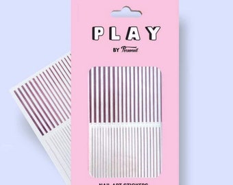 Line Up Rose Gold s Nail Art Stickers