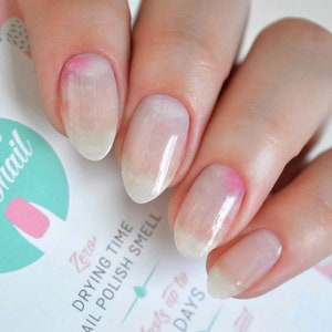 Vanessa Neutral Flower Nail Polish Wraps