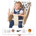 Indoor Baby Swing, Age 6-48 Months, Toddler Toy, Wooden Canvas Swing for Baby, New Mothers Gift, Mounting Hardware Inc Safe & Secure Leopard 