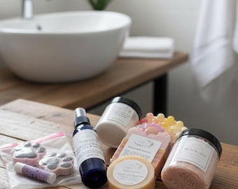 Deluxe Artisan Spa-cadeauset: opgeklopte zeep, luxe repen en botanische lichaamsverzorging