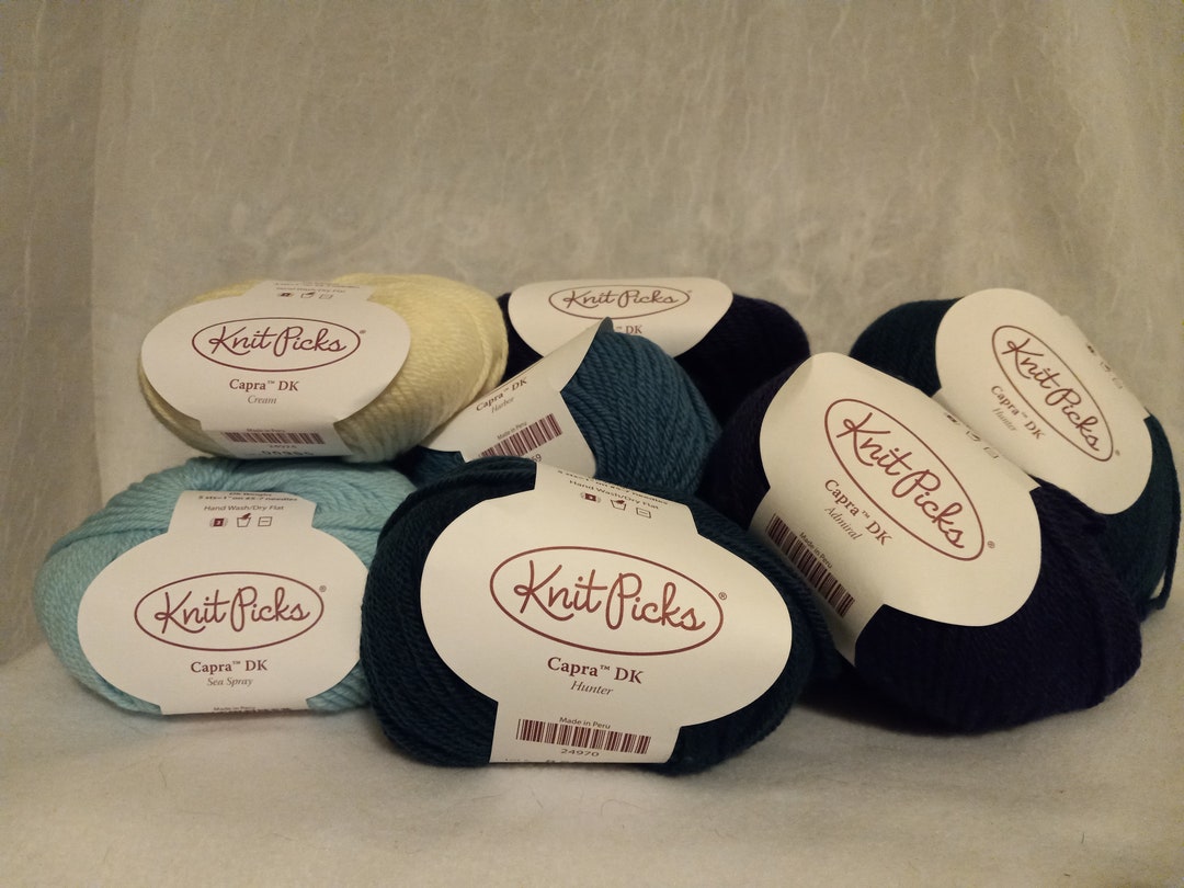 Knit Picks Capra DK Hunter Admiral Sea Spray Cream Harbor Etsy UK