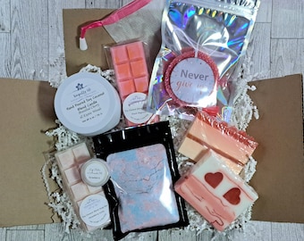 Tranquil Spa Gift Box: Handcrafted Soy Candle, Soap & Body Care