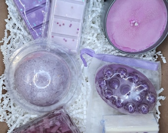 Organic Spa Gift Set: Handmade Natural Bath & Body Self-Care