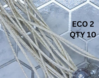 ECO 2 Candle Wick Bundle: Biodegradable, Sustainable Candle Making