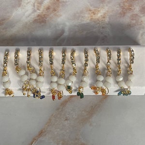 Anillo de nariz colgante, anillo de nariz indio, aro de nariz, aro de nariz dorado, piercing de nariz dorado, joyería para la nariz, anillo de nariz de aro, anillo de nariz con cuentas