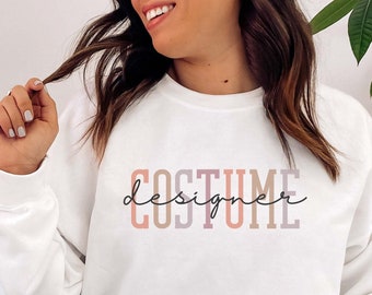 Costume Designer Sweatshirt, Filmmaking Tee, Film School Graduation Gift, Film Crew Oversized Sweatshirt