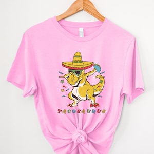 Tacosaurus Shirt, Funny Cinco de Mayo Tshirt, Dinosaur Tee, Paleontology Shirt, Dino Crewneck, Cute Family Matching Shirt, Taco Squad