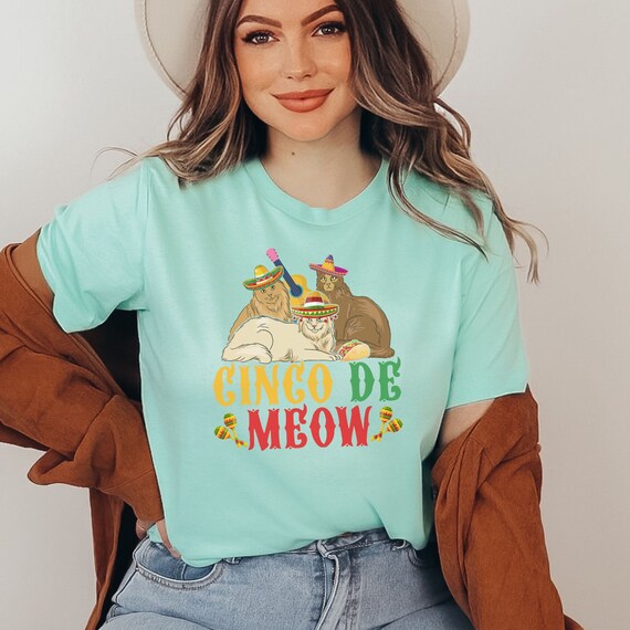 Cinco De Meow Shirt Cinco De Mayo Cat Maracas Gift For Kids Cinco De Meow Shirt Cinco De Mayo Cat Maracas Gift For Kids