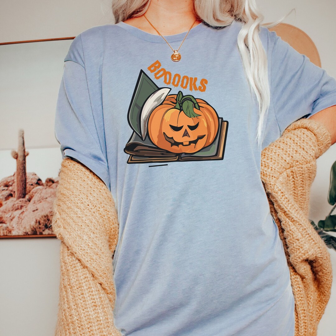 Boooks Halloween Teacher Shirt, 1st Grade Teacher Tee, Spooky Season