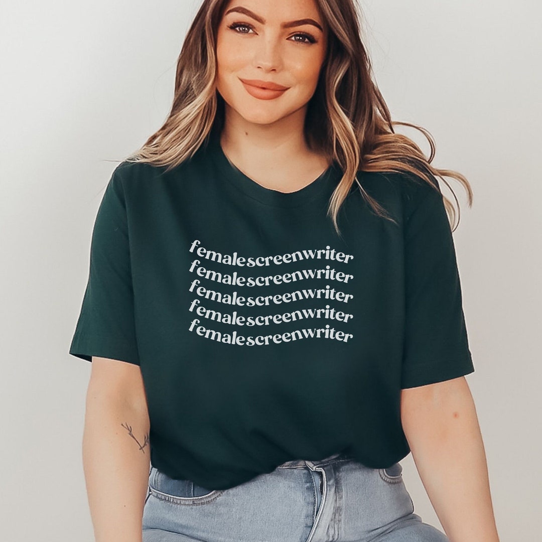 Female Screenwriter Shirt, Women in Film Shirt, Female Filmmaker Shirt ...