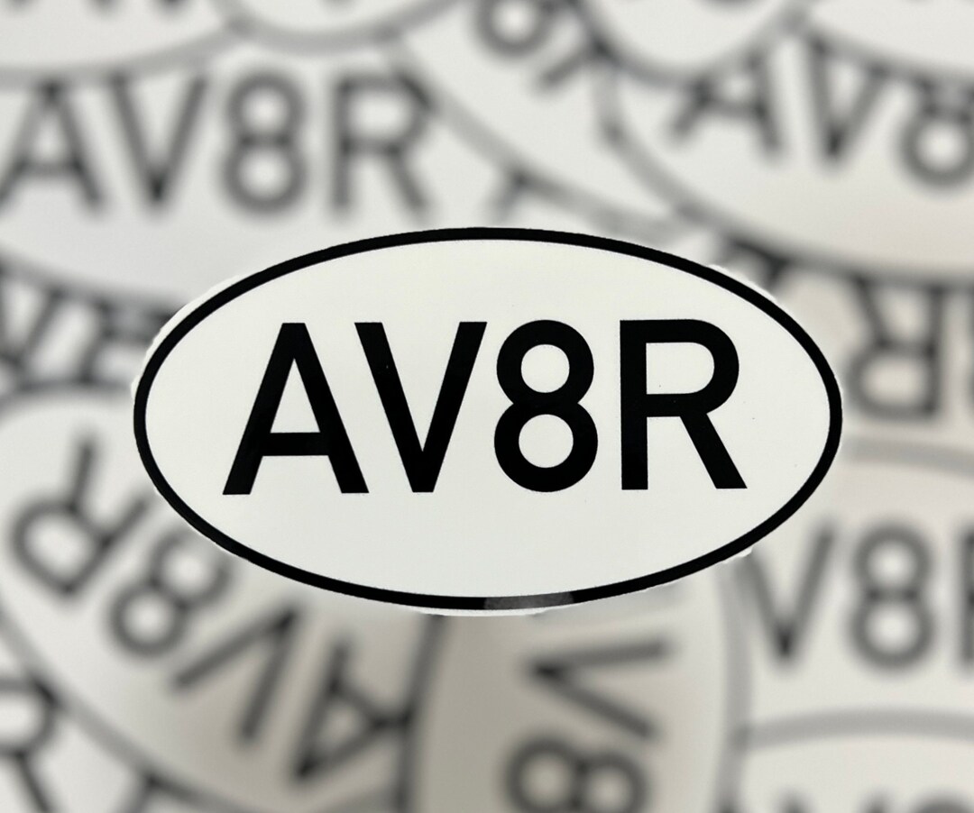 AV8R Sticker (aviator) - Etsy