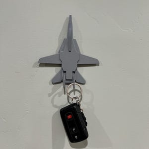 F-14 Tomcat Key Ring Holder Wall Decoration Airplane Jet Aviation Enthusiast Gift