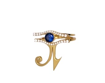 Egyptian Eye of Horus Ring