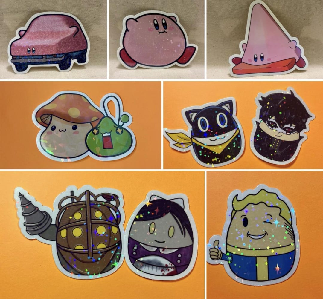 Video Game Stickers - Etsy