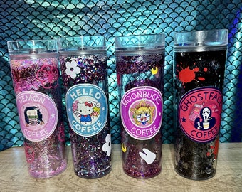 Pop Culture Themed Snowglobe Tumblers